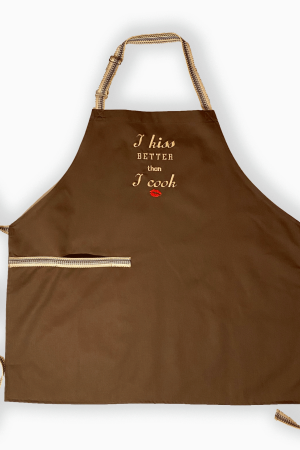 Șorț cu pieptar și mesaj personalizat